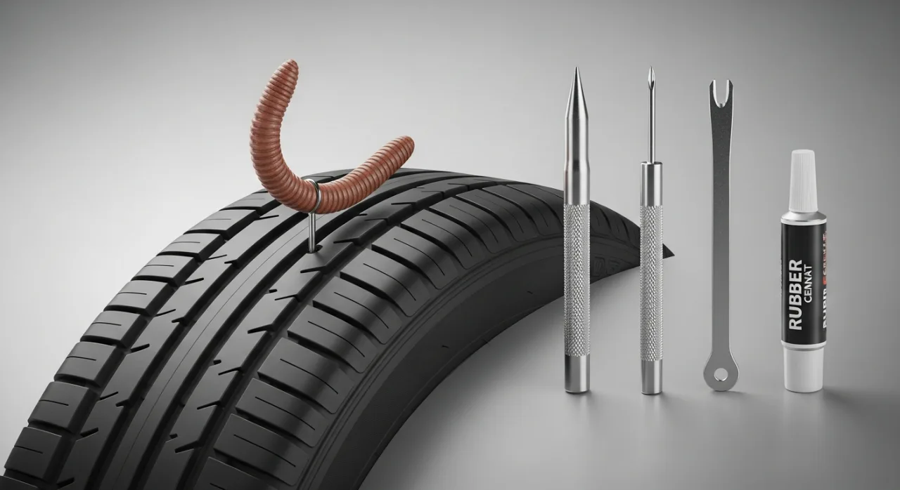 איך מתקנים פנצר עם תולעת