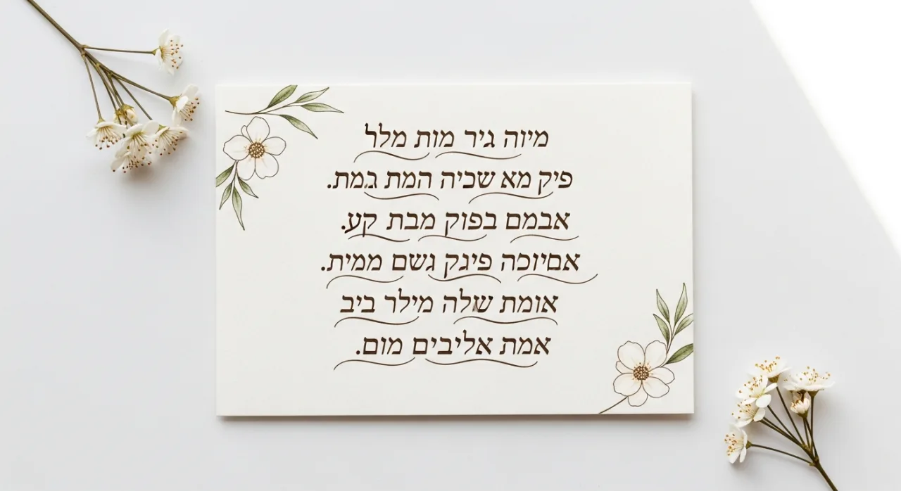 ברכה לחתונה חרדית